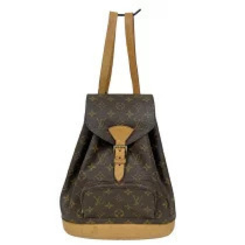 Louis Vuitton Montsouris Brown Monogram Canvas Backpack Daypack